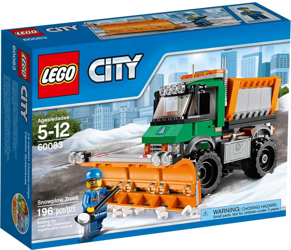 LEGO City 60083 Snowplough Truck set, image 2