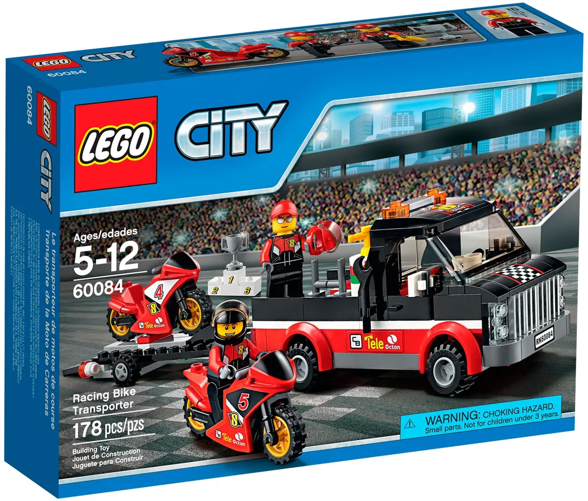 LEGO City 60084 Racing Bike Transporter set, image 2