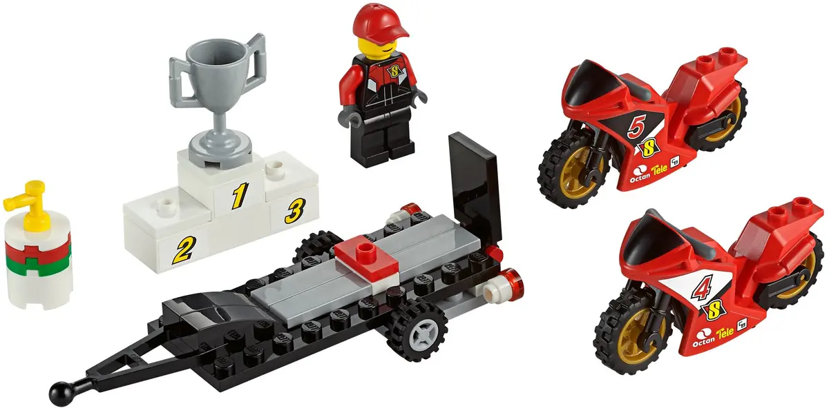 LEGO City 60084 Racing Bike Transporter set, image 7