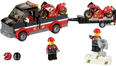LEGO City 60084 Racing Bike Transporter set