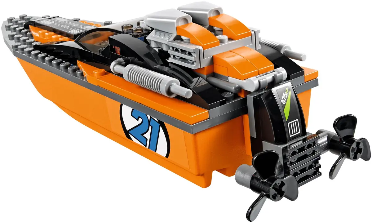LEGO City 60085 4x4 with Powerboat set, image 7