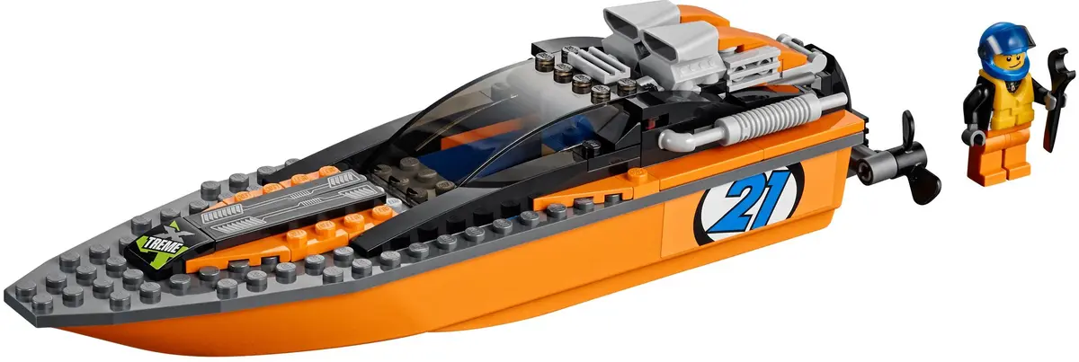 LEGO City 60085 4x4 with Powerboat set, image 5