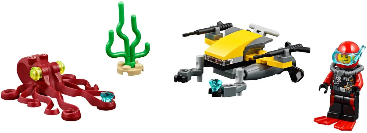 LEGO City 60090 Deep Sea Scuba Scooter set, image 5