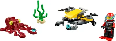 LEGO City 60090 Deep Sea Scuba Scooter set