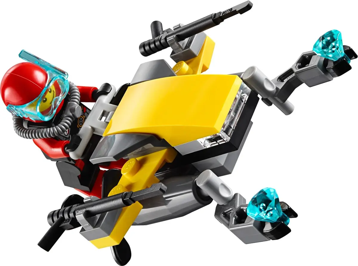 LEGO City 60090 Deep Sea Scuba Scooter set, image 4