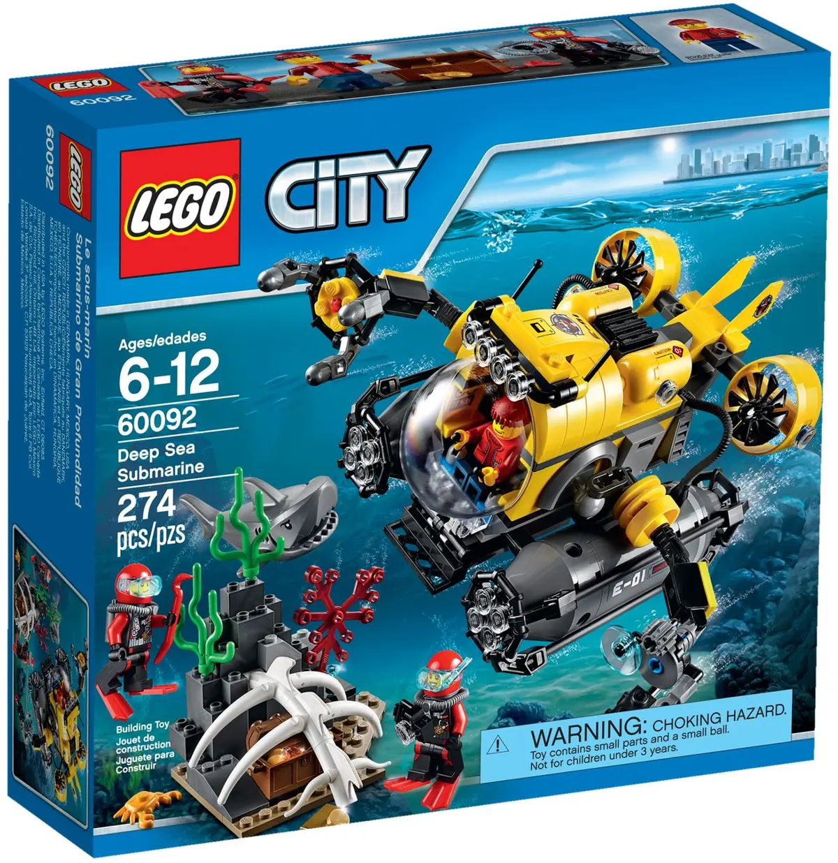 LEGO City 60092 Deep Sea Submarine set, image 2