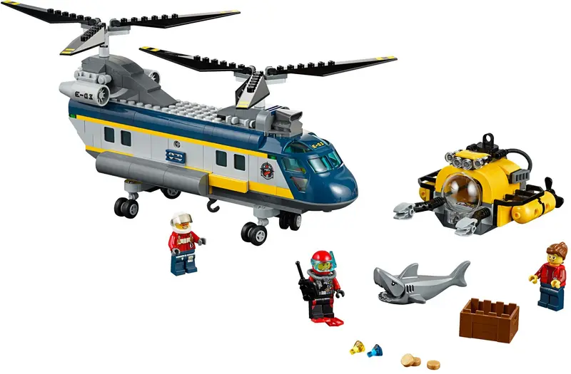LEGO City 60093 Deep Sea Helicopter set