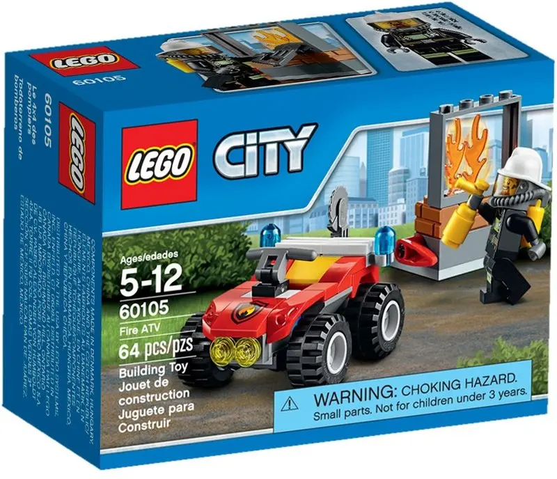 LEGO City 60105 Fire ATV set, image 2