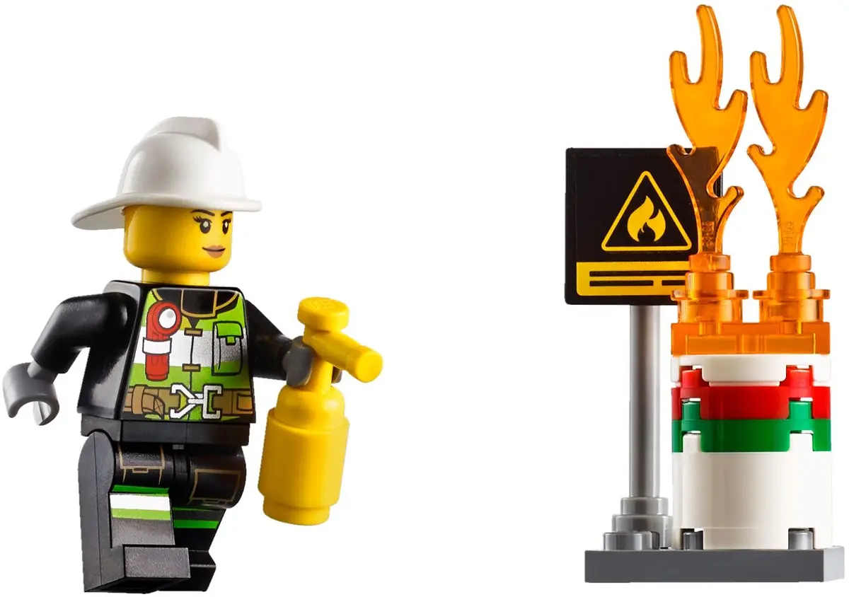 LEGO City 60107 Fire Ladder Truck set, image 5