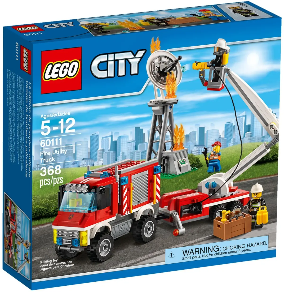 LEGO City 60111 Fire Utility Truck set, image 2