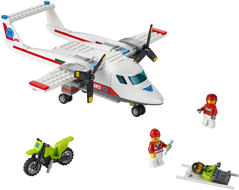 LEGO City 60116 Ambulance Plane set