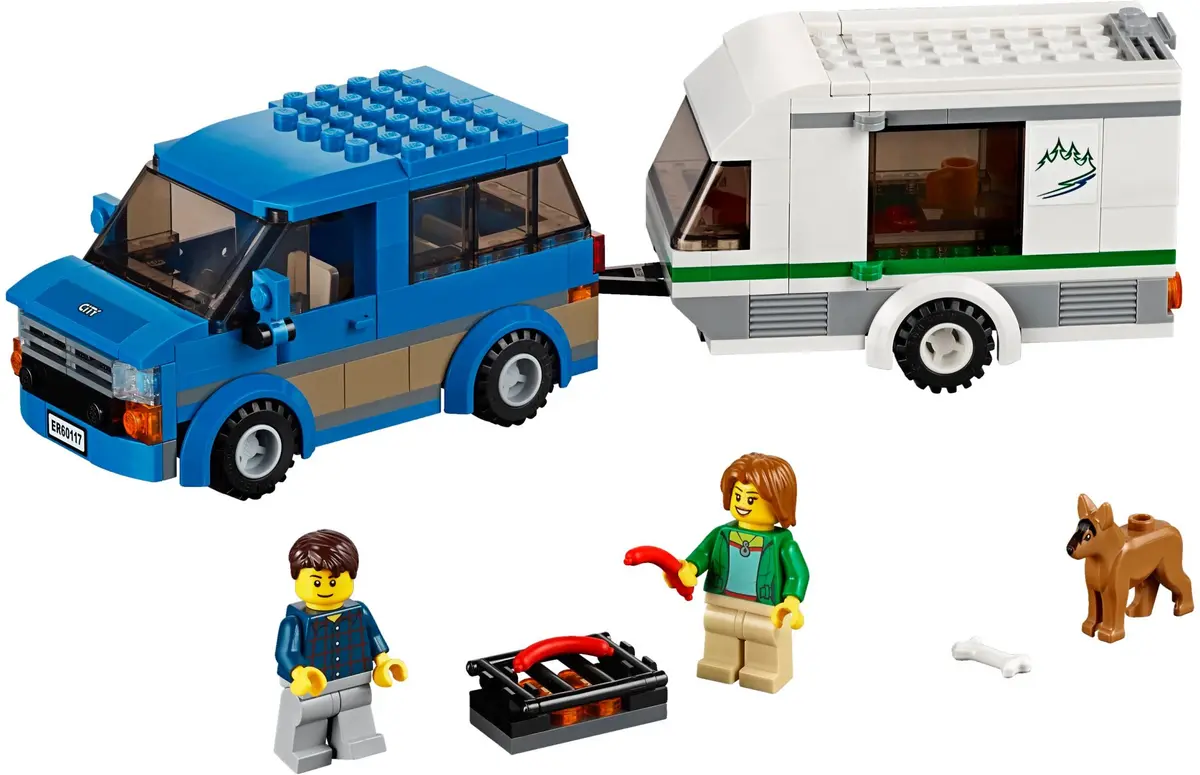 LEGO City 60117 Van & Caravan set