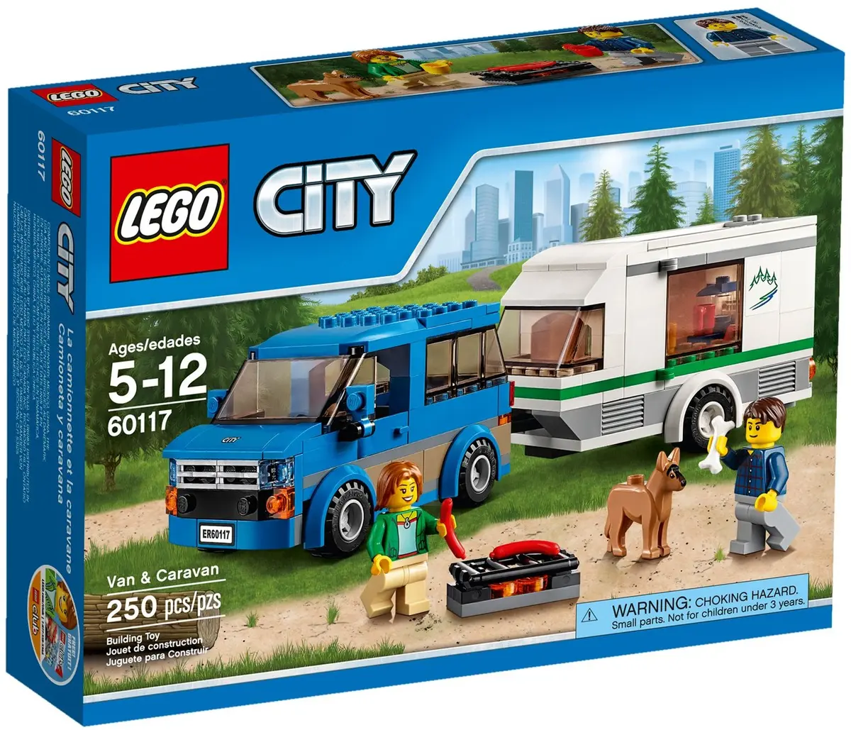 LEGO City 60117 Van & Caravan set, image 2