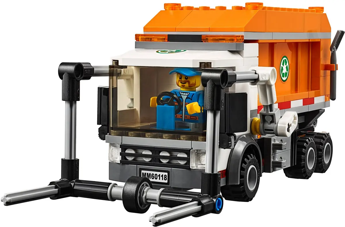 LEGO City 60118 Garbage Truck set, image 5