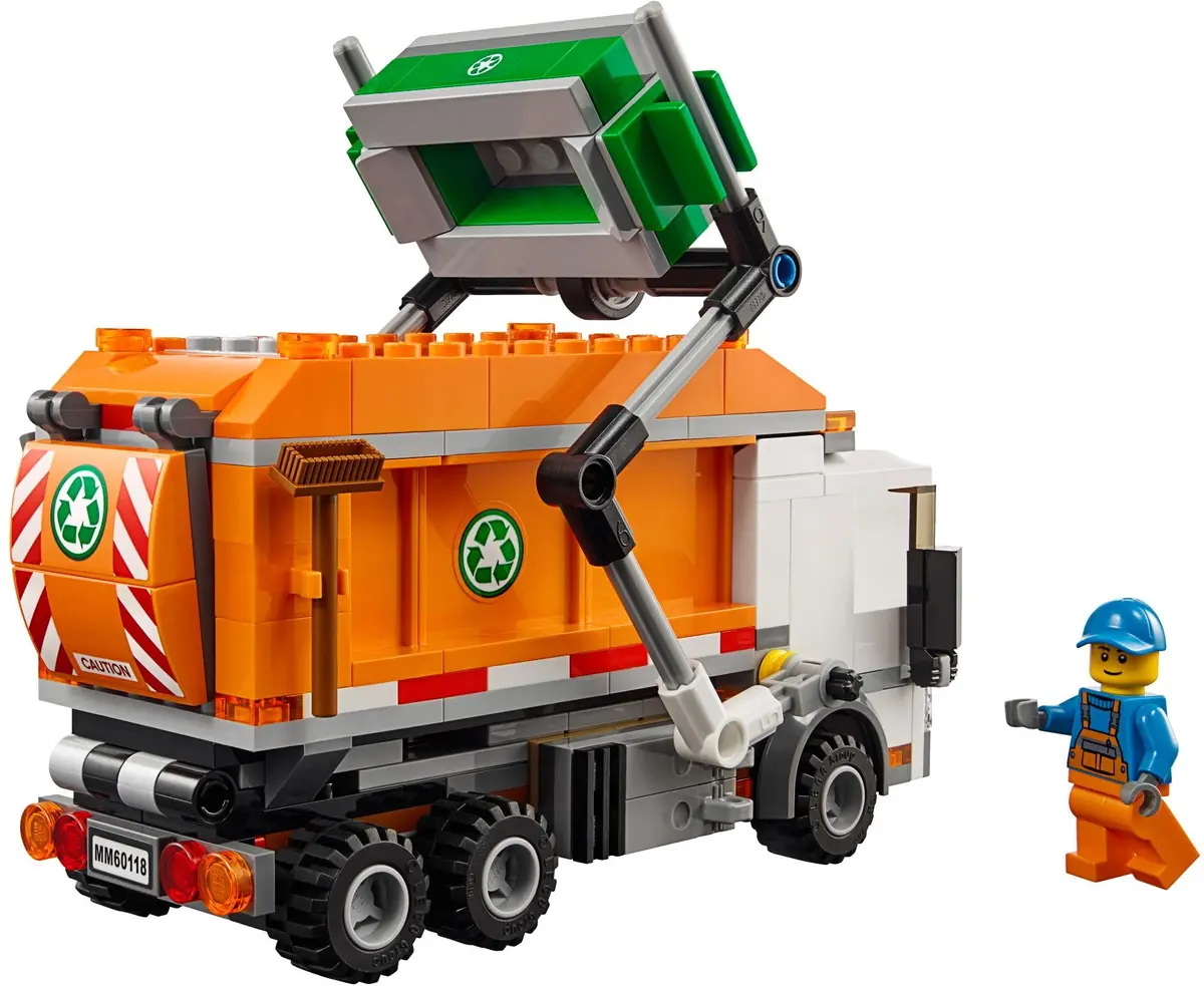 LEGO City 60118 Garbage Truck set, image 6