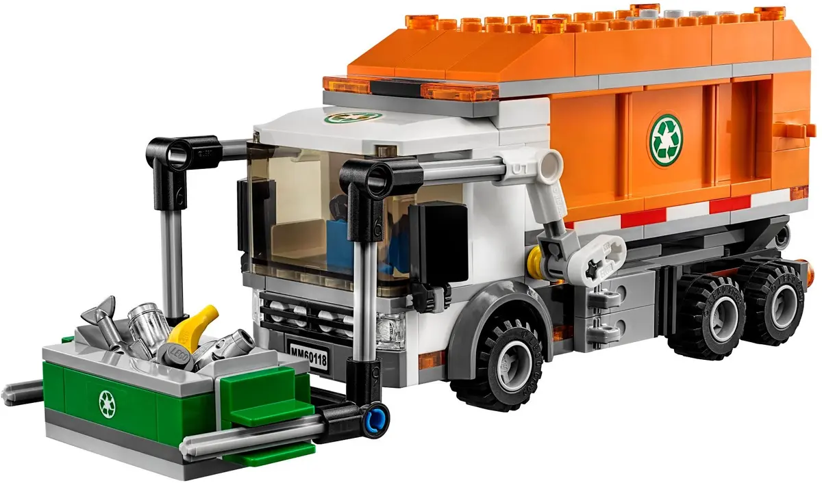 LEGO City 60118 Garbage Truck set, image 3