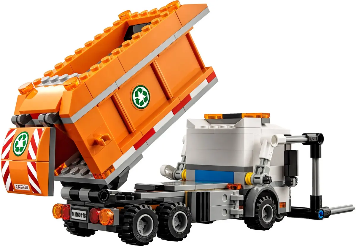 LEGO City 60118 Garbage Truck set, image 4