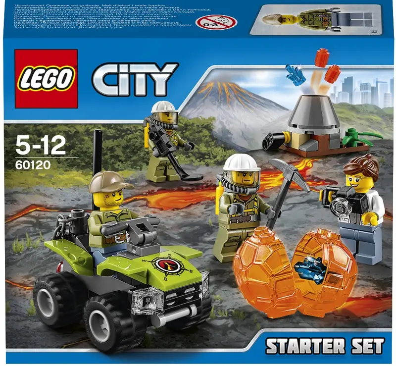 LEGO City 60120 Volcano Starter Set set, image 11