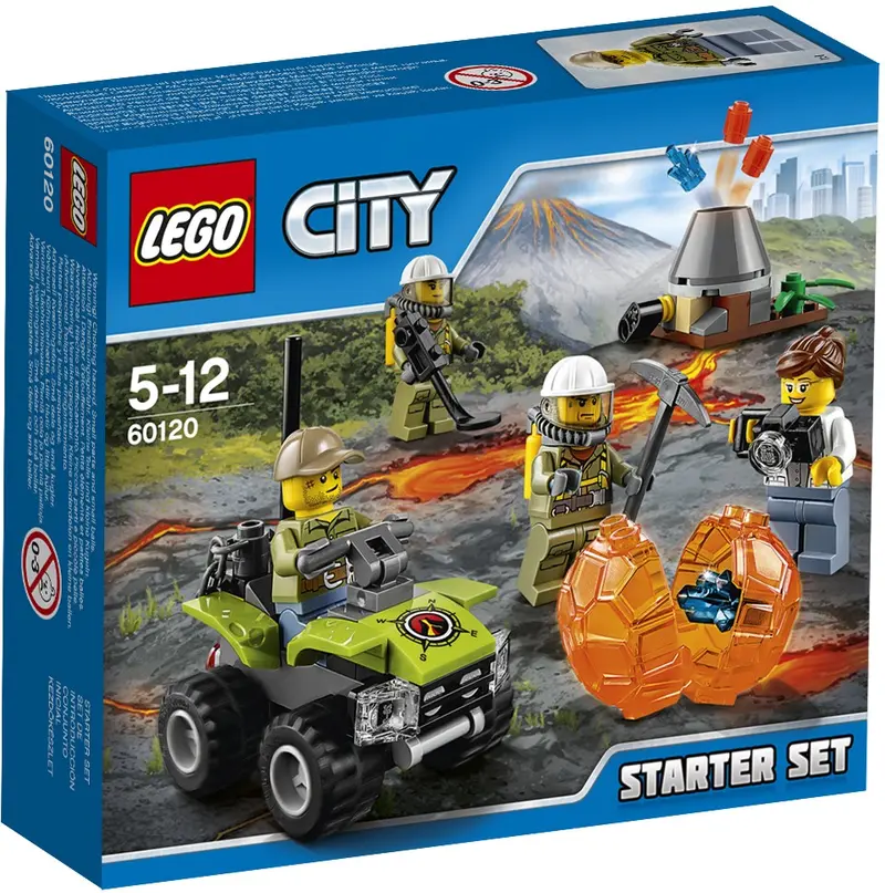 LEGO City 60120 Volcano Starter Set set, image 9
