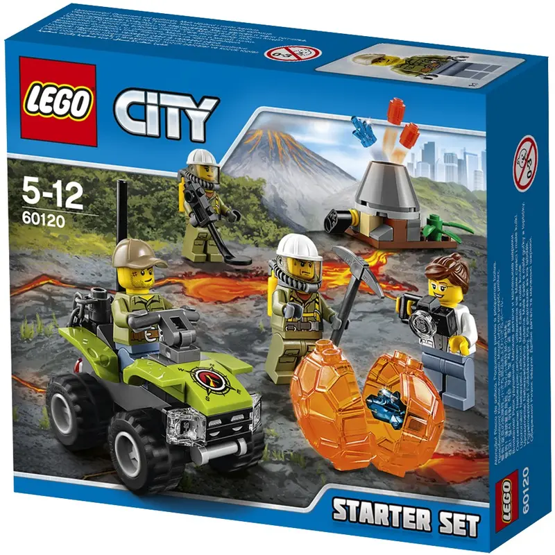 LEGO City 60120 Volcano Starter Set set, image 10