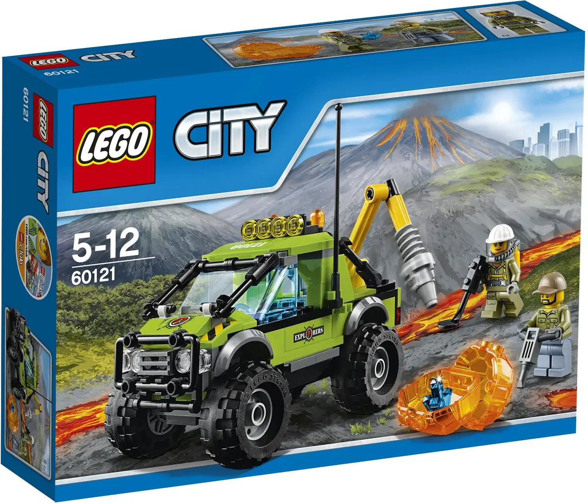 LEGO City 60121 Volcano Exploration Truck set, image 10