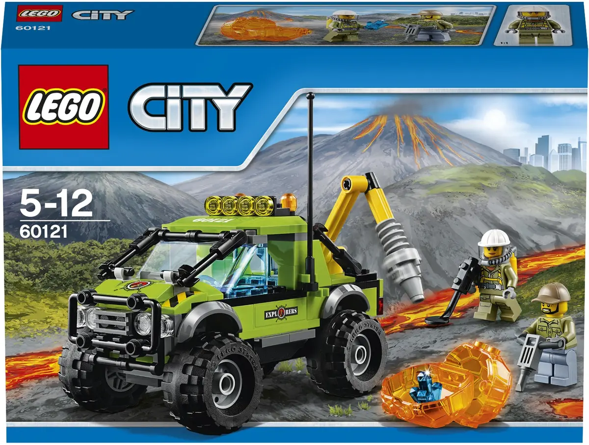 LEGO City 60121 Volcano Exploration Truck set, image 12