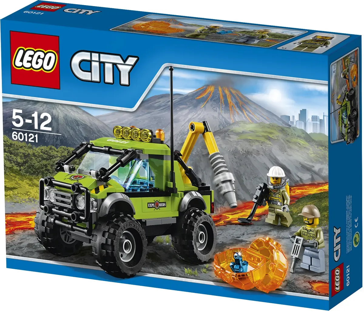 LEGO City 60121 Volcano Exploration Truck set, image 11