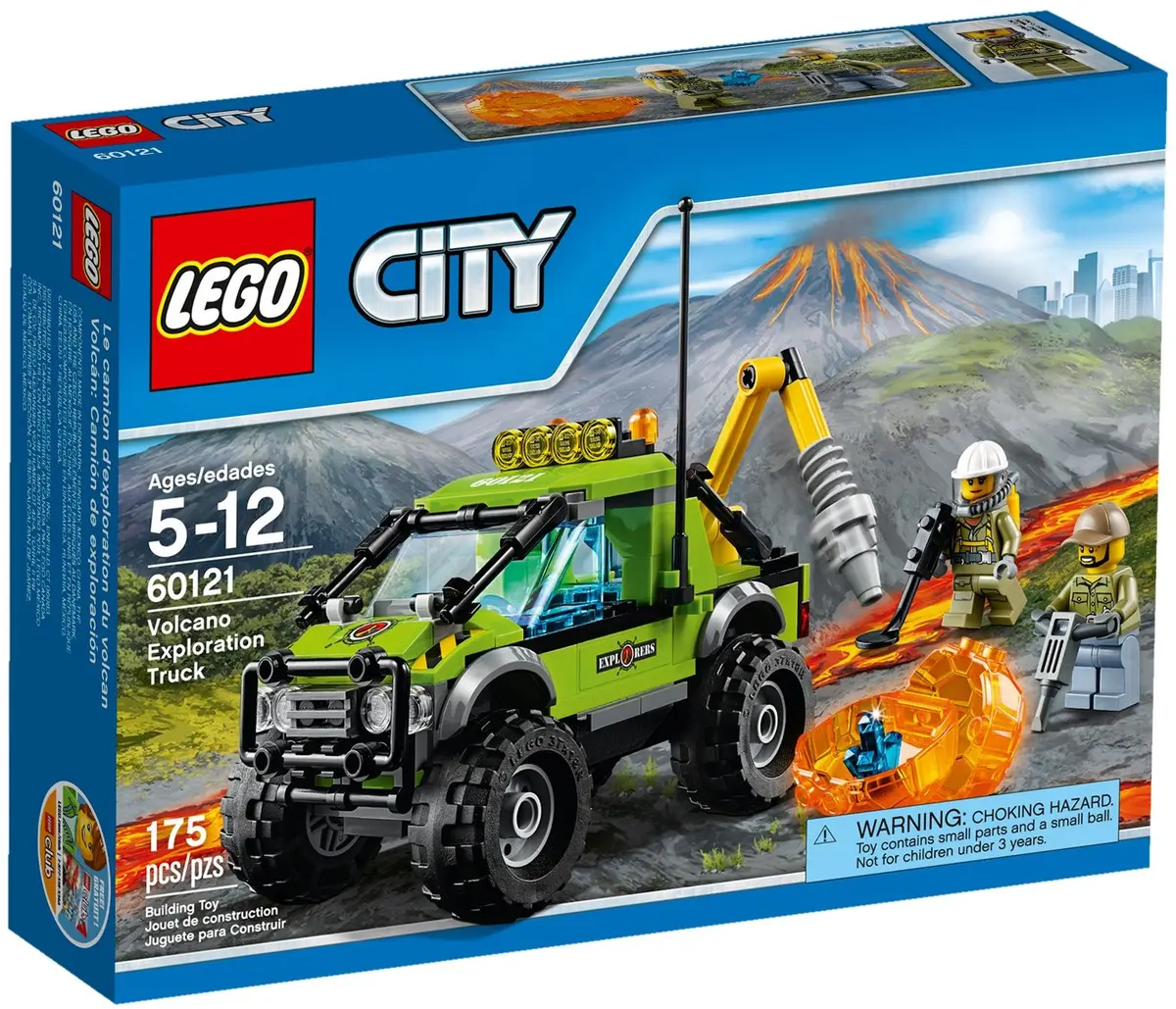 LEGO City 60121 Volcano Exploration Truck set, image 2