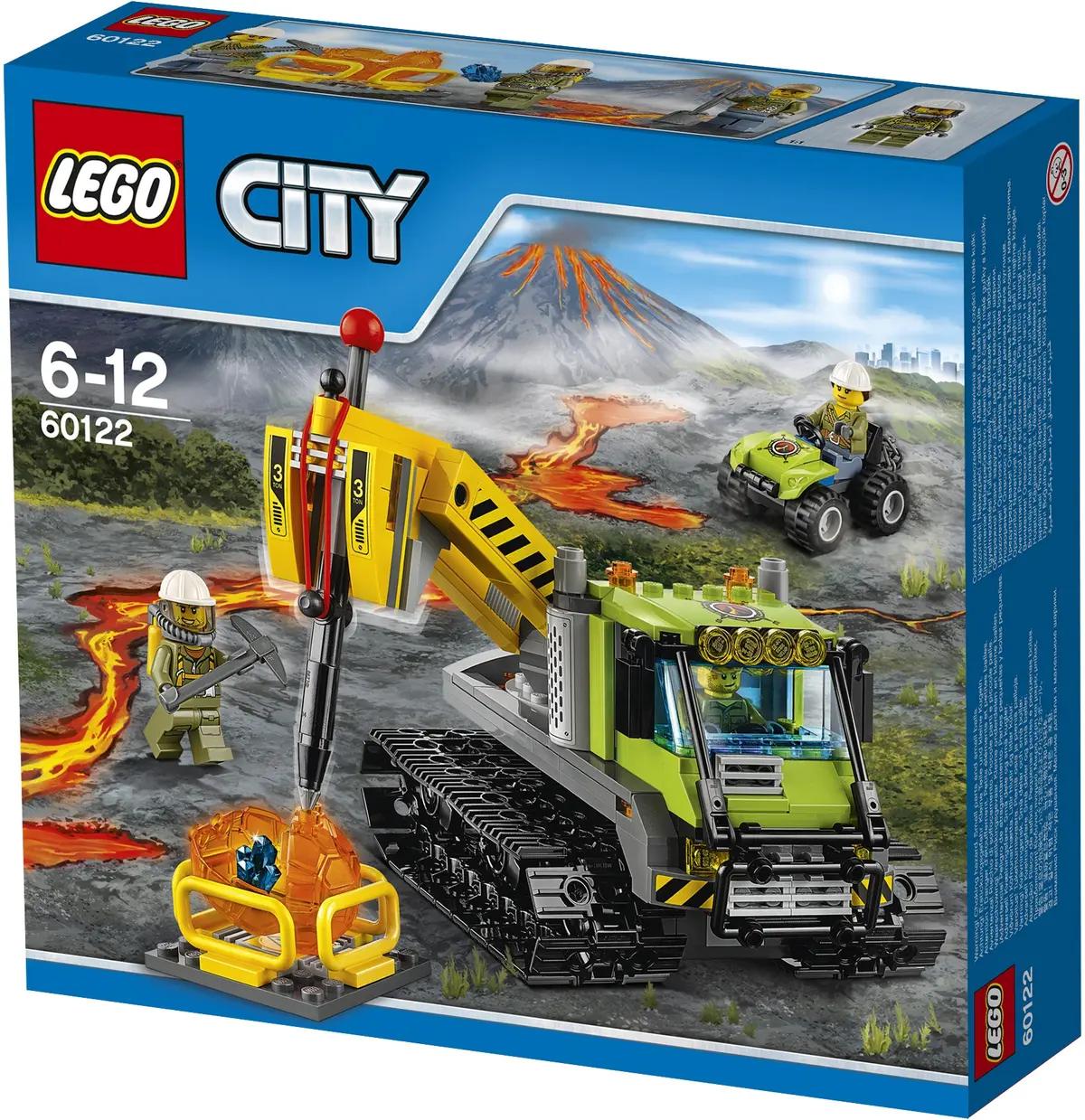 LEGO City 60122 Volcano Crawler set, image 10