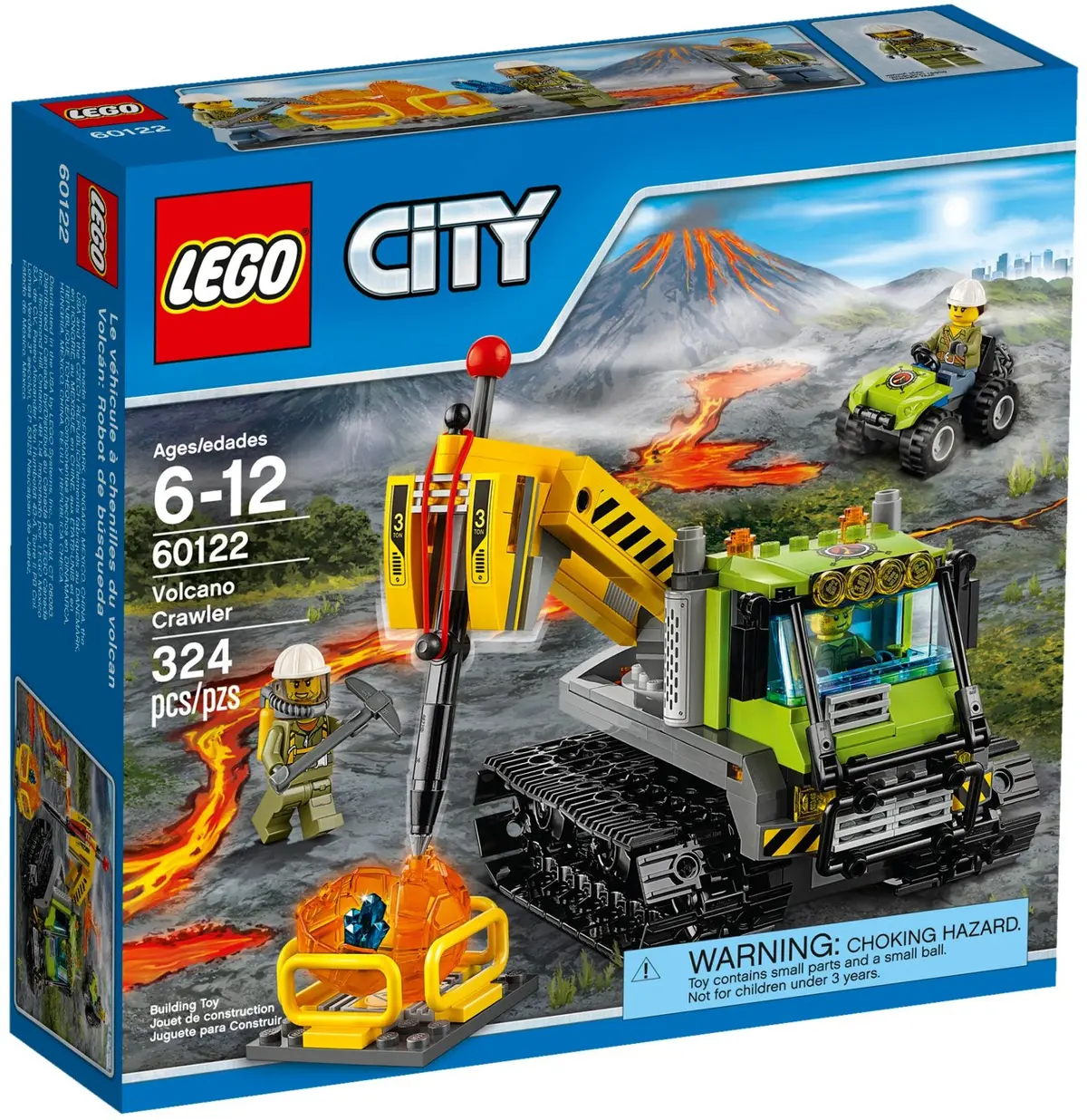 LEGO City 60122 Volcano Crawler set, image 2