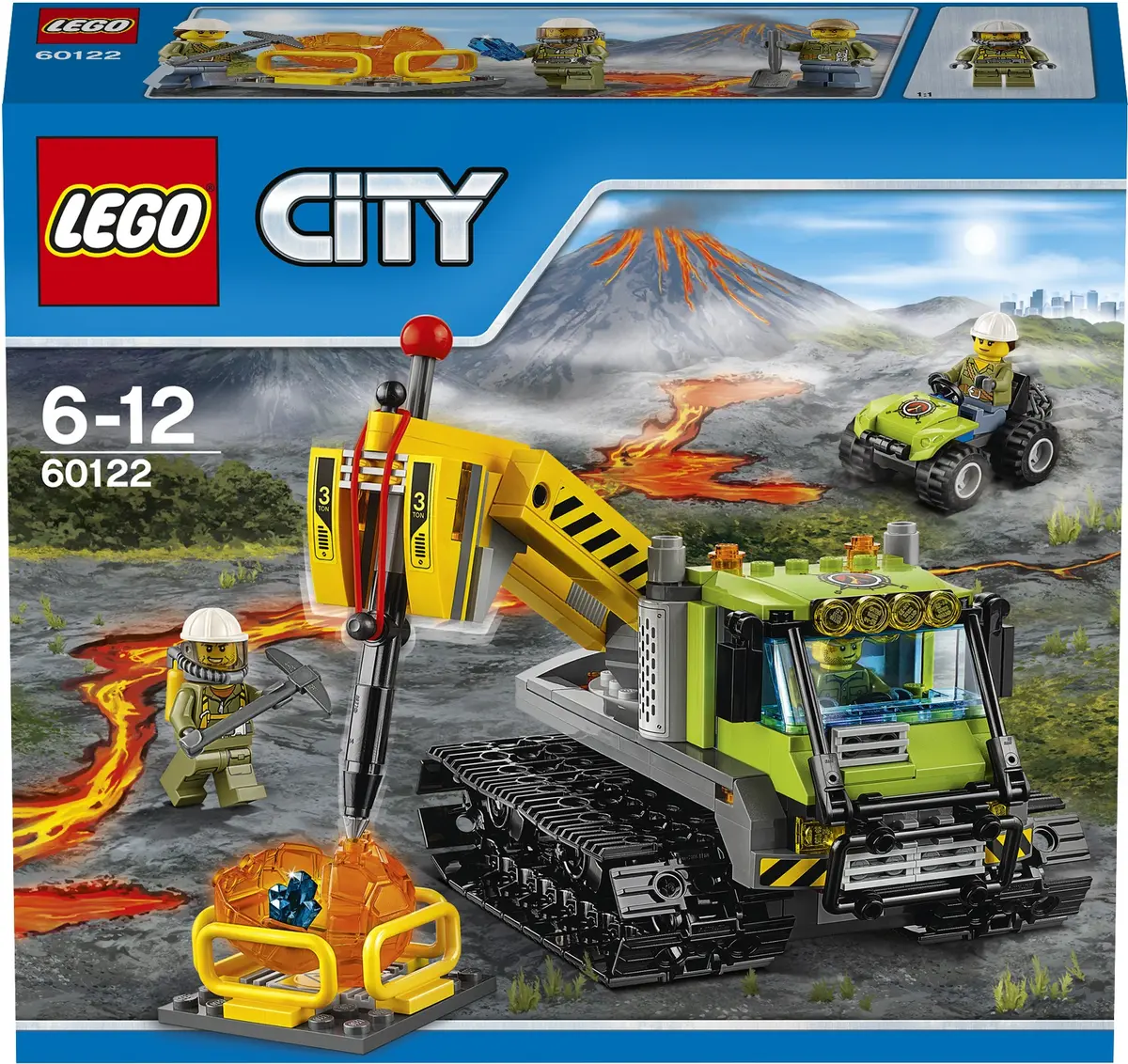 LEGO City 60122 Volcano Crawler set, image 11