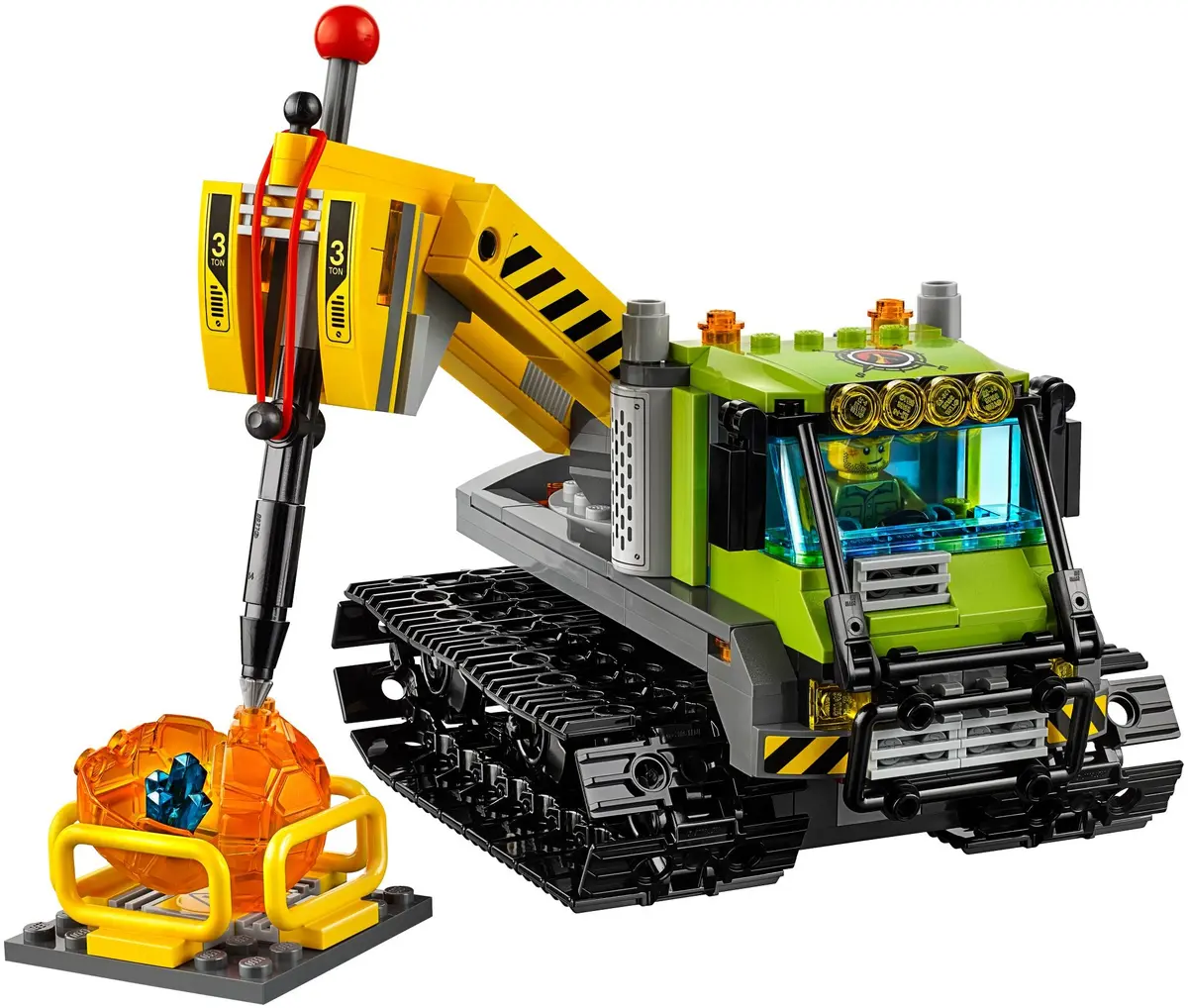 LEGO City 60122 Volcano Crawler set, image 3