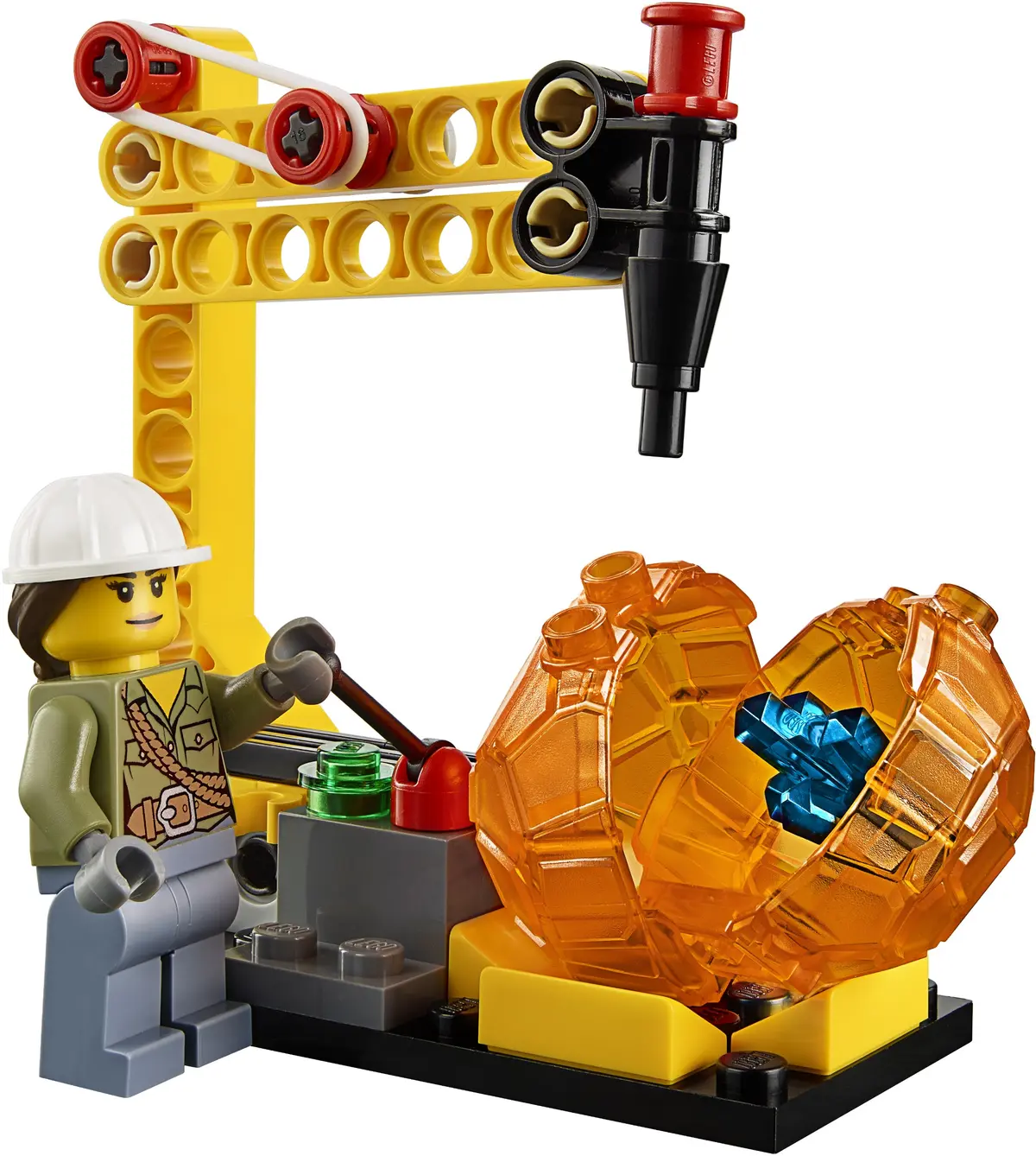 LEGO City 60123 Volcano Supply Helicopter set, image 15