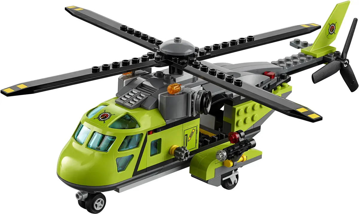 LEGO City 60123 Volcano Supply Helicopter set, image 10