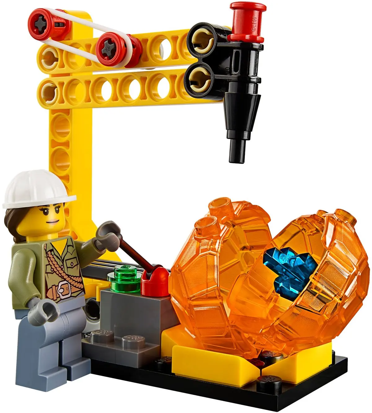 LEGO City 60123 Volcano Supply Helicopter set, image 8