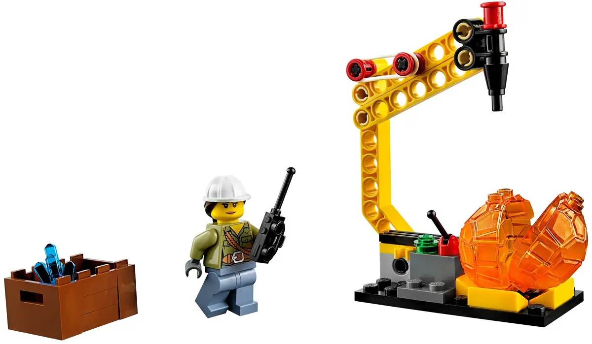 LEGO City 60123 Volcano Supply Helicopter set, image 7