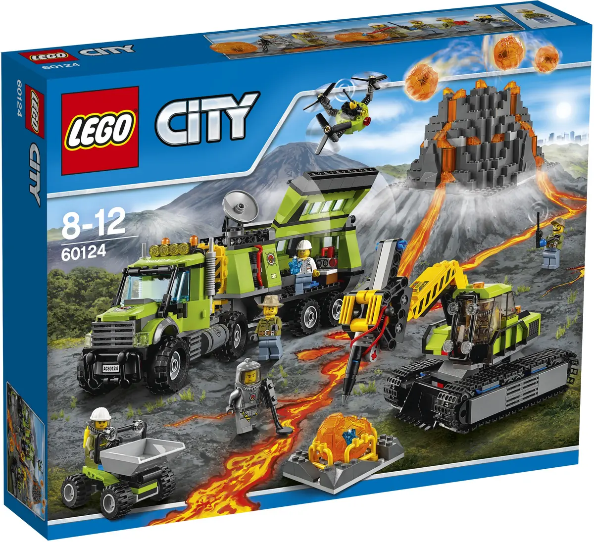 LEGO City 60124 Volcano Exploration Base set, image 21