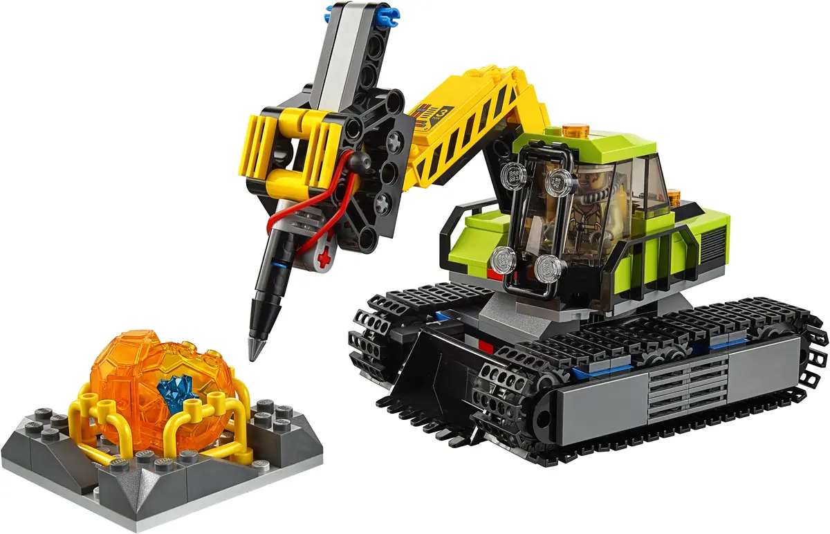 LEGO City 60124 Volcano Exploration Base set, image 25