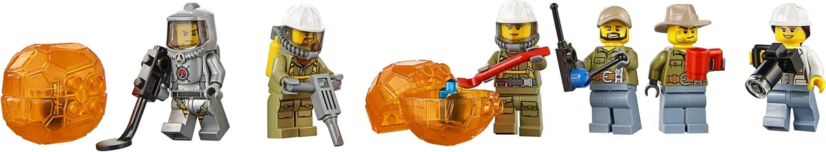 LEGO City 60124 Volcano Exploration Base set, image 29