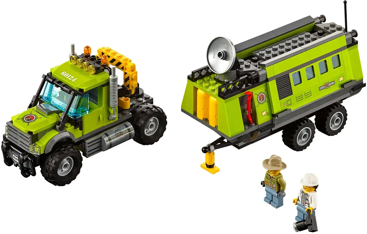 LEGO City 60124 Volcano Exploration Base set, image 7