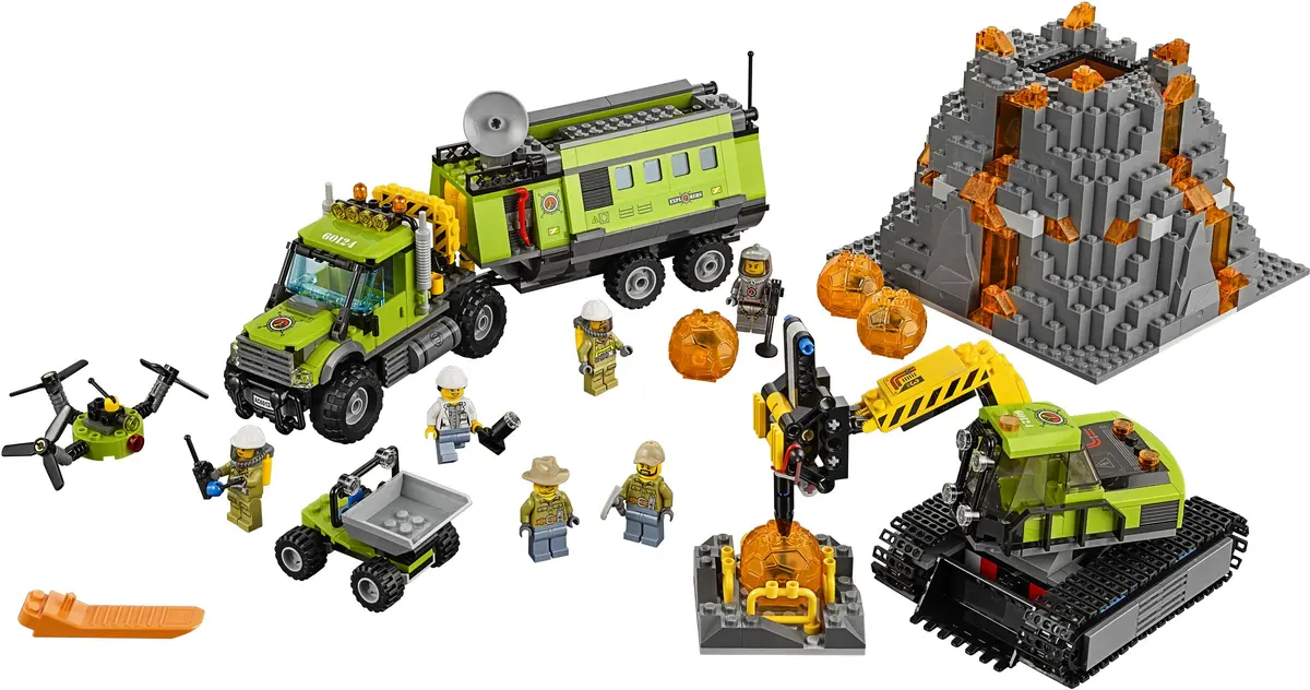 LEGO City 60124 Volcano Exploration Base set, image 28