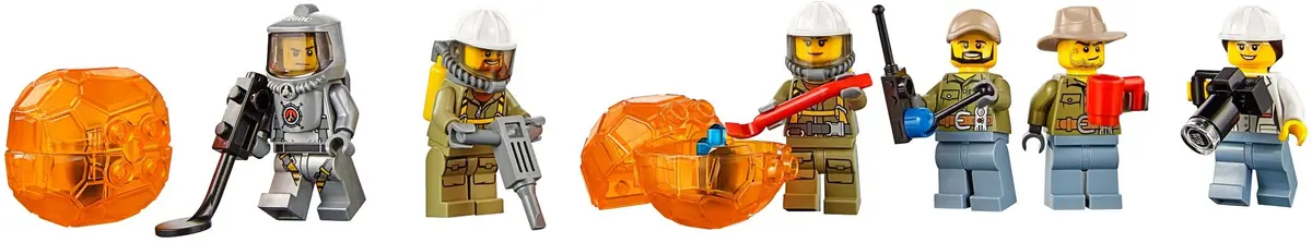 LEGO City 60124 Volcano Exploration Base set, image 4