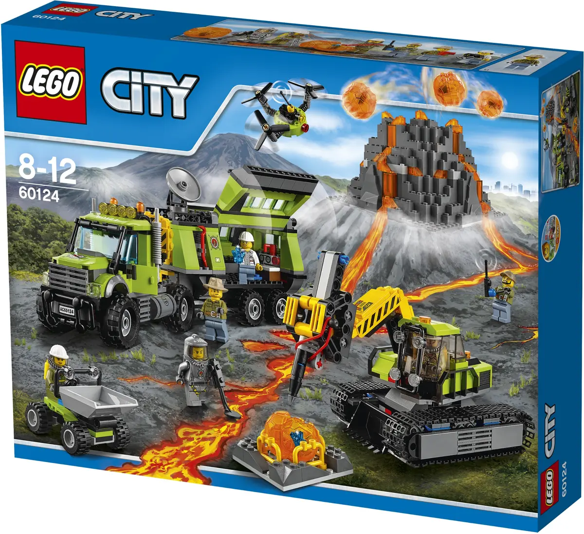 LEGO City 60124 Volcano Exploration Base set, image 22