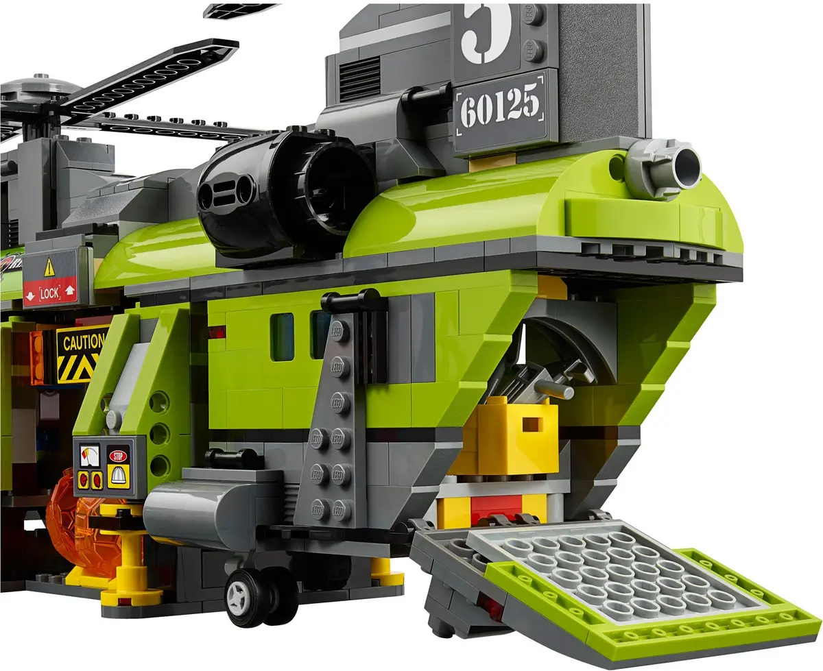 LEGO City 60125 Volcano Heavy-Lift Helicopter set, image 8