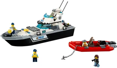 LEGO City 60129 Police Patrol Boat set