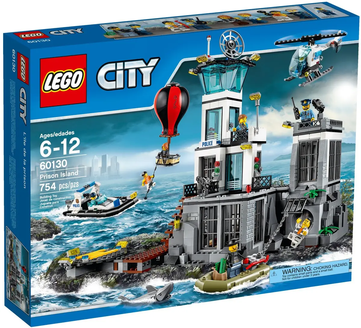 LEGO City 60130 Prison Island set, image 2