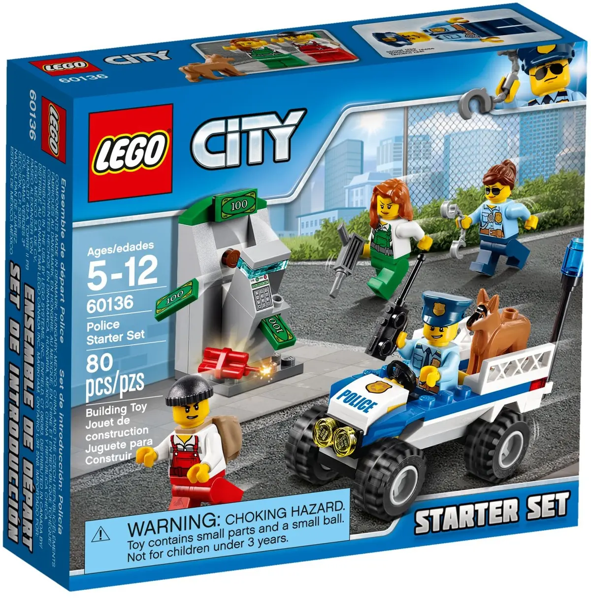 LEGO City 60136 Police Starter Set set, image 2