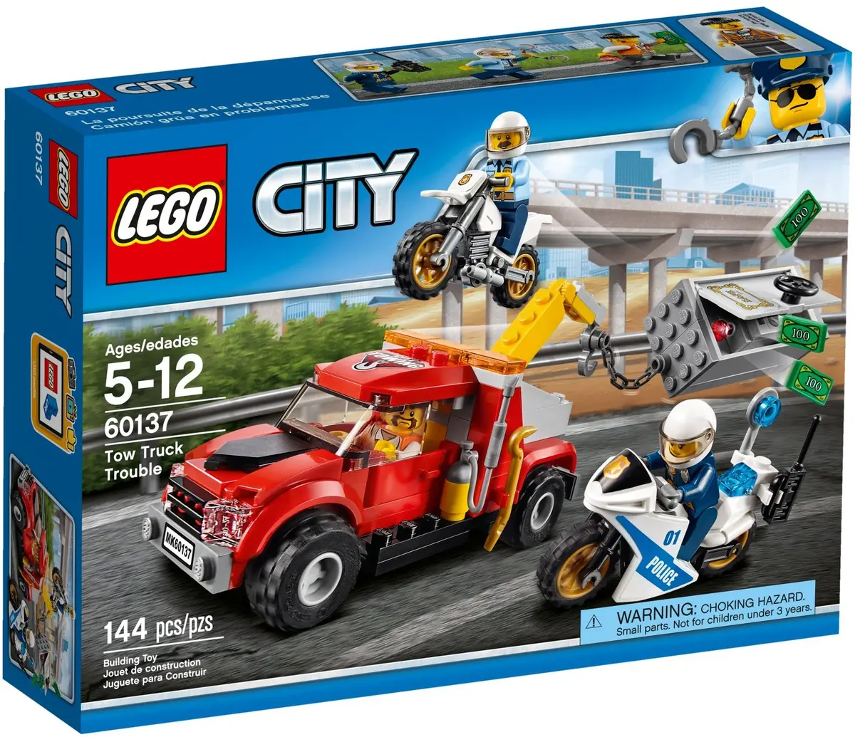 LEGO City 60137 Tow Truck Trouble set, image 2