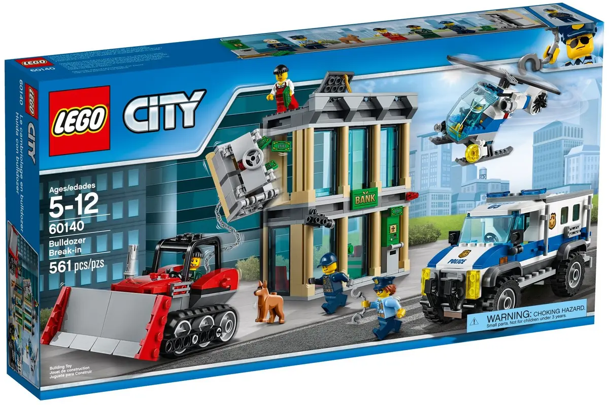 LEGO City 60140 Bulldozer Break-In set, image 2