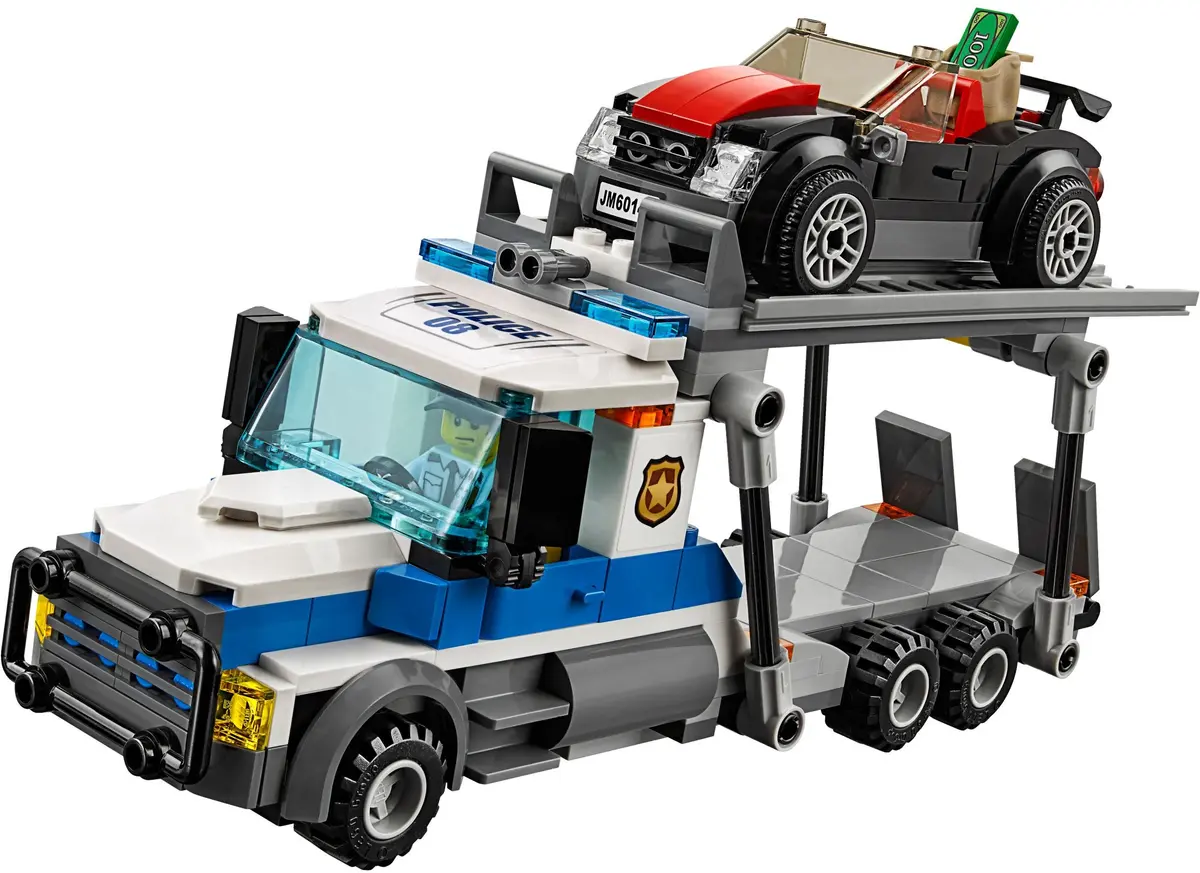 LEGO City 60143 Auto Transport Heist set, image 4